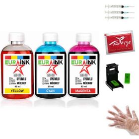 Eurink Canon MX475 için 3x50 ml Renkli Kartuş Dolum Seti
