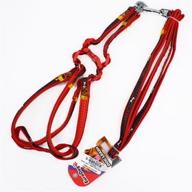 Euro Dog Kırmızı 120 cm Köpek Uzatma Tasması ve Göğüs Tasması Takımı