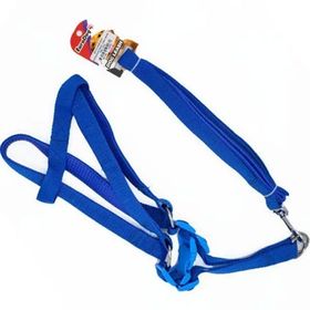 Euro Dog Mavi 15 cm 120 cm Köpek Uzatma Tasması + Göğüs Tasması Takımı