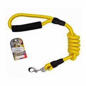 Euro Dog Reflektörlü Sarı 14 mm 120 cm Köpek Uzatma Tasması