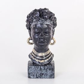 Euro Flora 13x9x30 cm Afrikalı Kadın Büst
