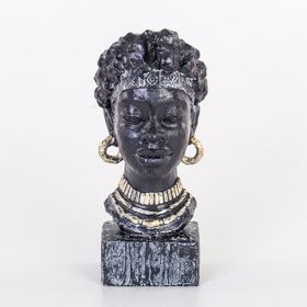 Euro Flora 13x9x30 cm Afrikalı Kadın Büst