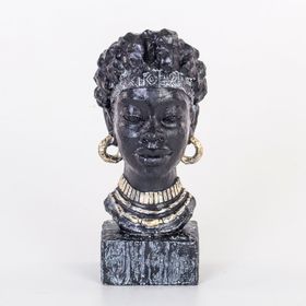 Euro Flora 13x9x30 cm Afrikalı Kadın Büst