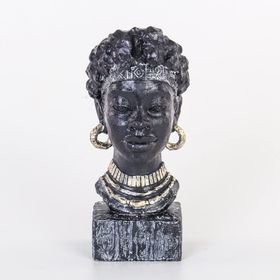 Euro Flora 13x9x30 cm Afrikalı Kadın Büst