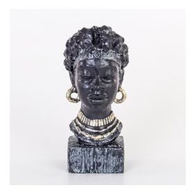 Euro Flora 13x9x30 cm Afrikalı Kadın Büst