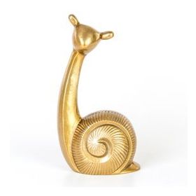 Euro Flora 18.5x12x35 cm Metal Salyangoz Biblo