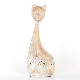 Euro Flora 19,5x7,5x50,5 cm Ahşap Kedi Biblosu