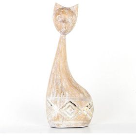 Euro Flora 19,5x7,5x50,5 cm Ahşap Kedi Biblosu