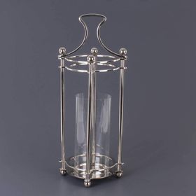 Euro Flora BZEFL16138 Dekoratif 22x59 cm Metal Mumluk Fener