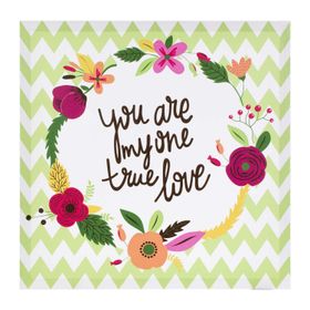 Euro Flora Dekoratif True Love 40x40 cm Kanvas Tablo