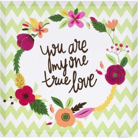 Euro Flora Dekoratif True Love 40x40 cm Kanvas Tablo