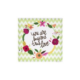 Euro Flora Dekoratif True Love 40x40 cm Kanvas Tablo