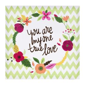 Euro Flora Dekoratif True Love 40x40 cm Kanvas Tablo