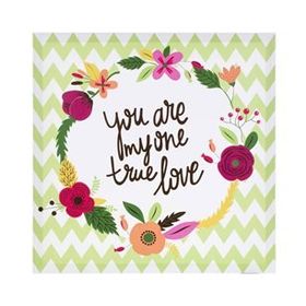 Euro Flora Dekoratif True Love 40x40 cm Kanvas Tablo