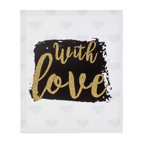 Euro Flora Dekoratif With Love 30x40 cm Kanvas Tablo