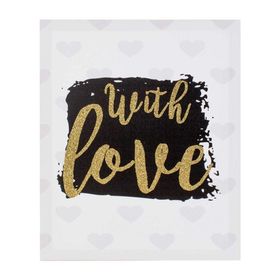 Euro Flora Dekoratif With Love 30x40 cm Kanvas Tablo