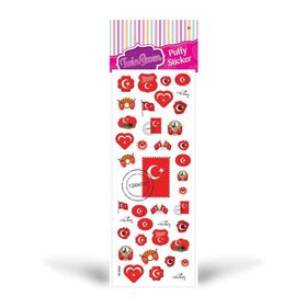 Euro Flora Türk Bayrağı Sticker Seti