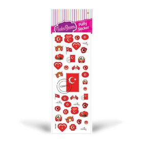 Euro Flora Türk Bayrağı Sticker Seti