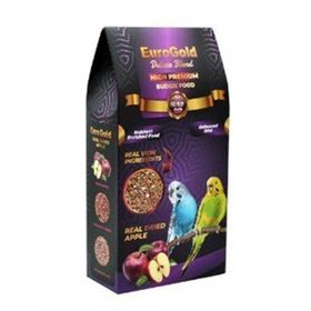 Euro Gold 1000 gr Deluxe Blend Gerçek Elmalı Premium Muhabbet Kuşu Yemi