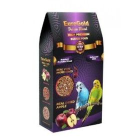 Euro Gold 1000 gr Deluxe Blend Gerçek Elmalı Premium Muhabbet Kuşu Yemi