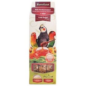 Euro Gold 95 gr 3'lü Doğal Ballı Paraket Krakeri
