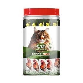 Euro Gold Cat Tavuklu ve Ciğerli 30x15 GR Sıvı Kedi Ödülü