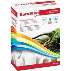 Euro Star 500 ml Seramik Halka Akvaryum Filtre Malzemesi