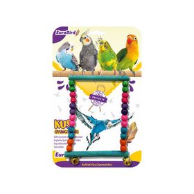 EuroBird Boncuklu Dikdörtgen Salıncak Kuş Oyuncağı