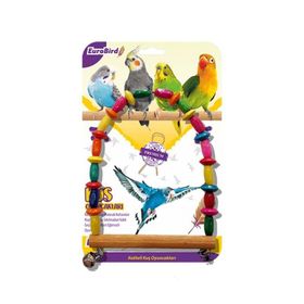 Eurobird Boncuklu Oval Salıncak Kuş Oyuncağı
