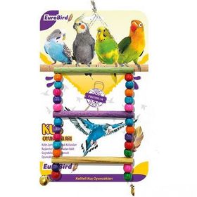 EuroBird Renkli Boncuklu Merdiven Kuş Oyuncağı