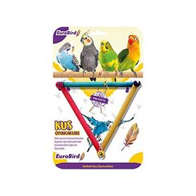 EuroBird Renkli Üçgen Salıncak Kuş Oyuncağı