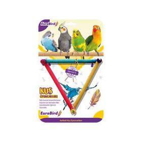 EuroBird Renkli Üçgen Salıncak Kuş Oyuncağı