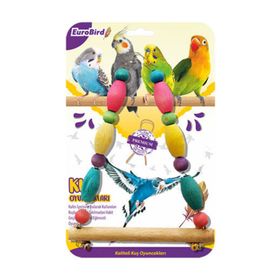 EuroBird Renkli Üçgen Salıncak Kuş Oyuncağı