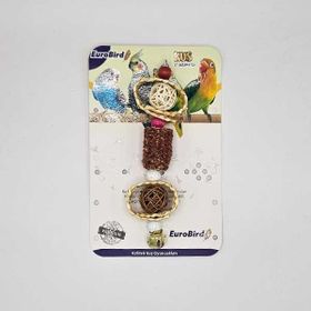 EuroBird Zilli 2 Hasır 2 Top 1 Koçan Kuş Oyuncağı