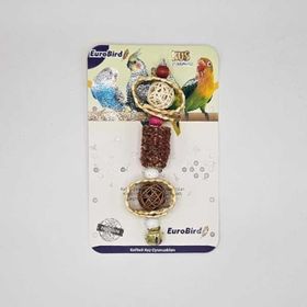 EuroBird Zilli 2 Hasır 2 Top 1 Koçan Kuş Oyuncağı