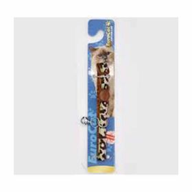 EuroCat 10 mm 28 cm Yeşil Leopar Desenli Kedi Boyun Tasması