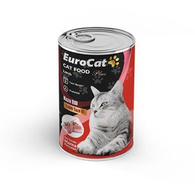 Eurocat 400 gr Kuzulu Kedi Konservesi