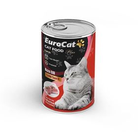 Eurocat 400 gr Kuzulu Kedi Konservesi