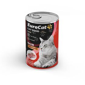 Eurocat 400 gr Kuzulu Kedi Konservesi