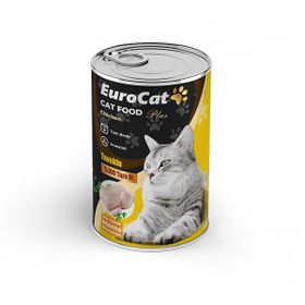 Eurocat 400 gr Tavuklu Kedi Konservesi