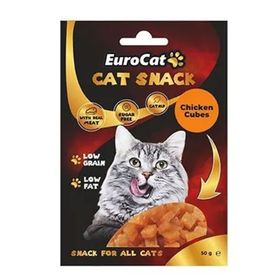 Eurocat 50 gr Snack Tahıl Kümes Hayvanları Granül Yetişkin Kedi Ödülü