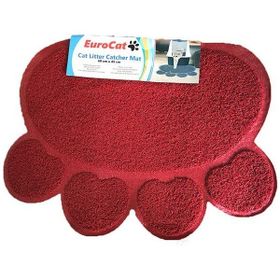 Eurocat 60 x 45 cm Vişne Çürüğü Kedi Tuvalet Paspası