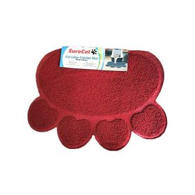 Eurocat 60 x 45 cm Vişne Çürüğü Kedi Tuvalet Paspası