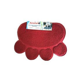 Eurocat 60 x 45 cm Vişne Çürüğü Kedi Tuvalet Paspası