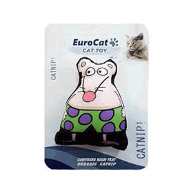 Eurocat 9.5 cm Süper Beyaz Fare Şeklinde Kedi Oyuncağı