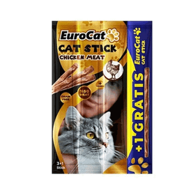 Eurocat Cat Stick Tavuklu Çubuk Kedi Ödülü