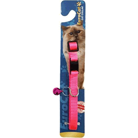 Eurocat Pembe 10 mm-28 cm Renkli Kedi Boyun Tasması