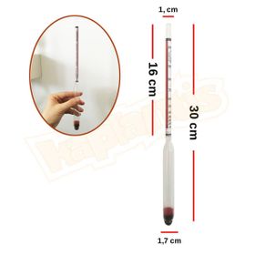 Eurodensimeter 0-100 20C Alkolmetre