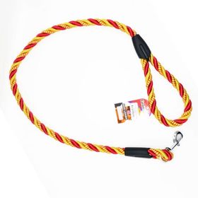 Eurodog 14 mm 120 cm Sarı-Kırmızı Köpek Uzatma Tasması