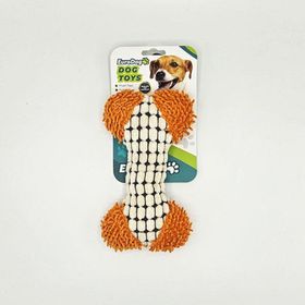 Eurodog 18x12 cm Renkli Peluş Kemik Köpek Oyuncağı